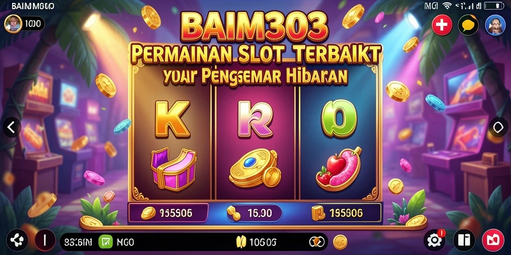 Tampilan gameplay menakjubkan dari BAIM303 dengan efek visual menarik.
