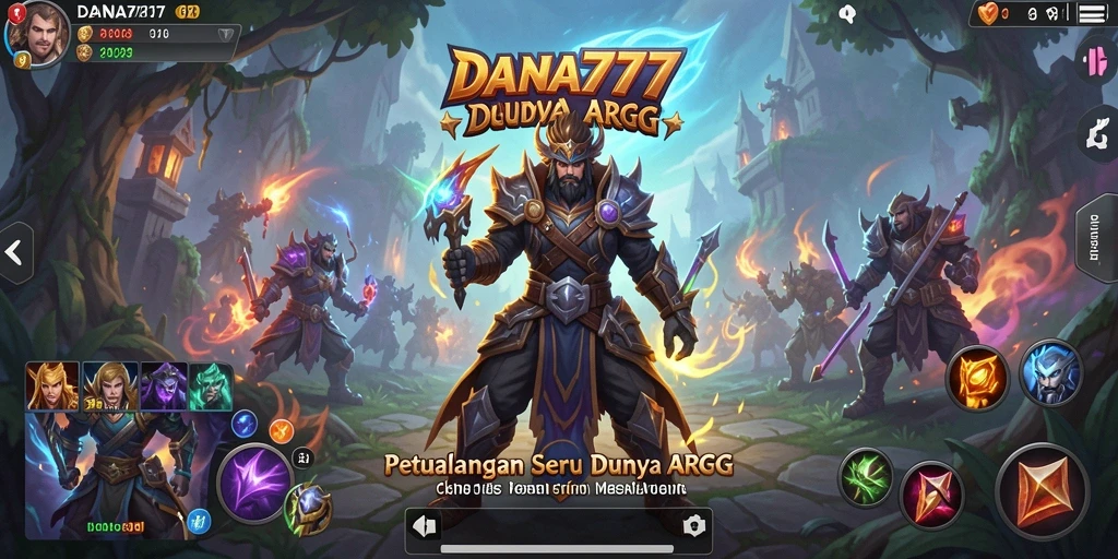 Tampilan gameplay DANA777 yang menarik dengan pertarungan seru.