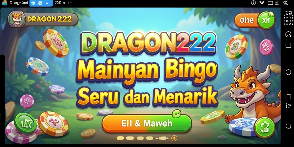Tampilan gameplay seru Bingo di DRAGON222.