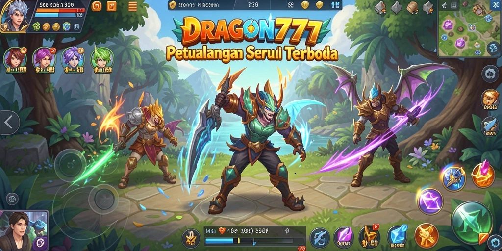 Gameplay seru di dunia terbuka dalam DRAGON777.