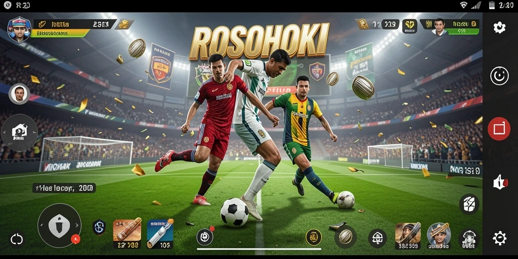 Tampilan gameplay dan opsi taruhan menarik di ROSOHOKI.